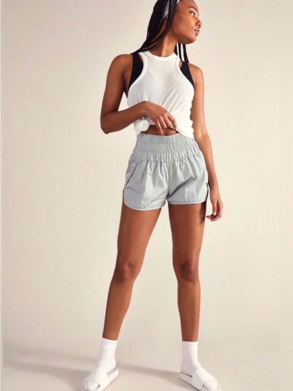 Free People Movement The Way Home Shorts | Small | Gray
